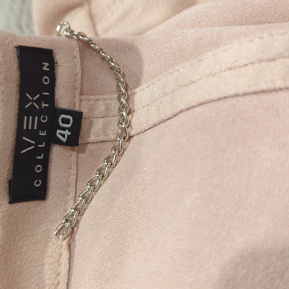 Vex Collection Pink Faux Suede open Jacket - Picture 8 of 10